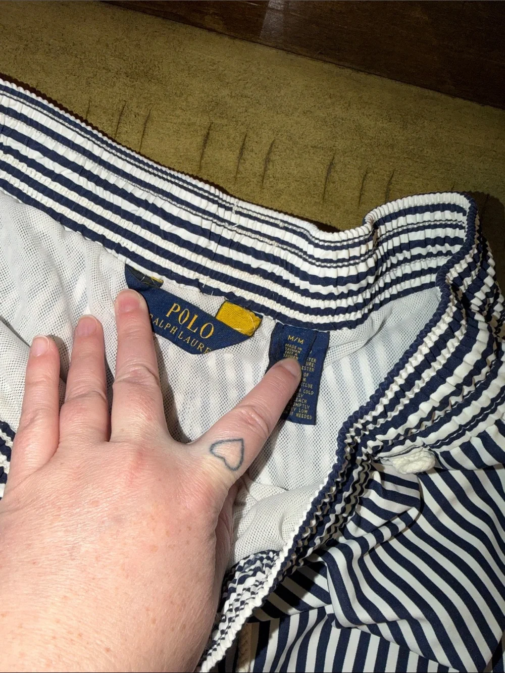 Polo Ralph Lauren navy white